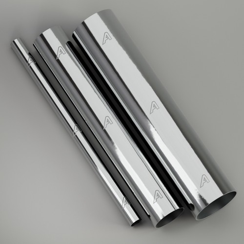 Aluminium round tube - round, alloy