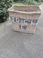 Antique wicker mill - wicker, bin