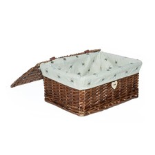 Natural Finish Wicker Basket