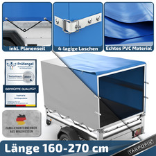 Trailer Tarpaulin High Tarpaulin STEMA 750 for STEMA Car Trailer Tarpaulin incl. Tarpaulin Rope