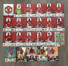PANINI ADRENALYN XL PREMIER LEAGUE 2024 FULL TEAM SET 23 MANCHESTER UNITED CARDS