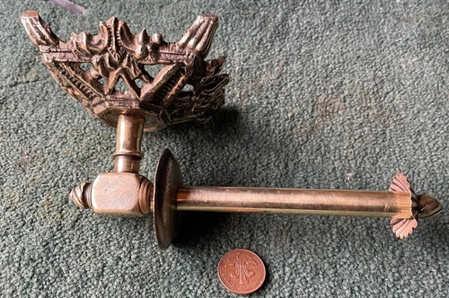Toilet roll holder cast brass - toilet,
