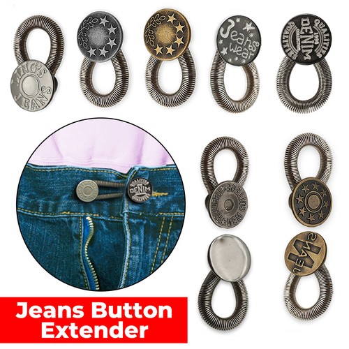 Jeans waist extender button - jeans,
