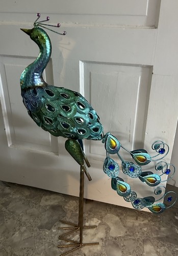 Lawn peacock metal - peacock., 31”