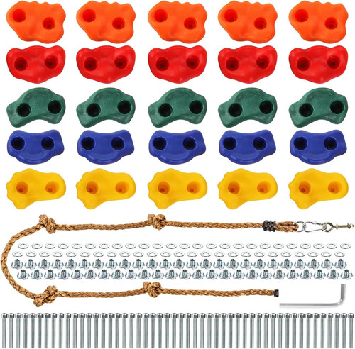 Packs rock climbing holds - 25,