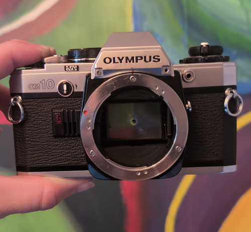 Olympus om10 vintage 35mm slr - olympus,