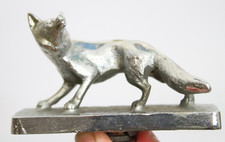 Antique / vintage chrome fox