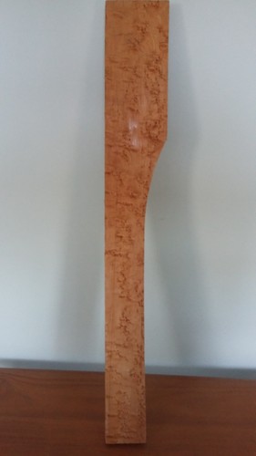 Birds eye maple guitar - maple, neck