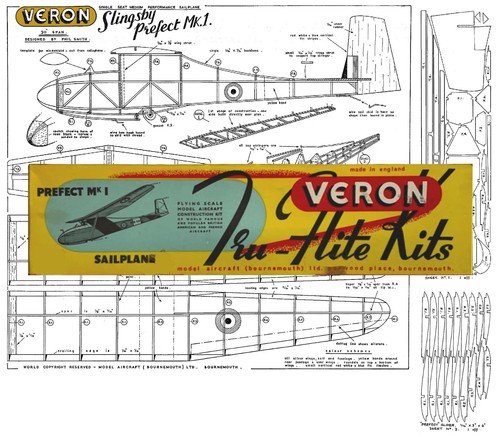 Veron model airplane plans - model,