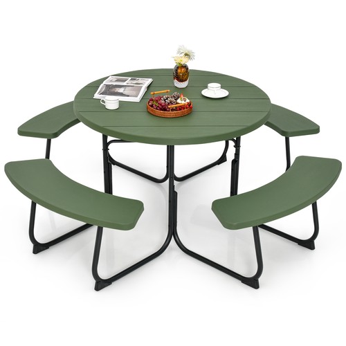 Outdoor person round picnic - 8-person,