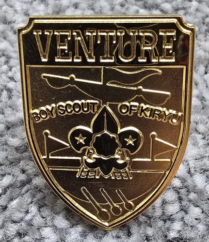 Scout woggle gold venture - woggle,