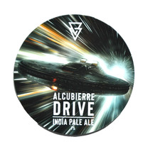 AZVEX BREWING  "ALCUBIERRE DRIVE IPA"7% ABV  PUMP CLIP  - foamex
