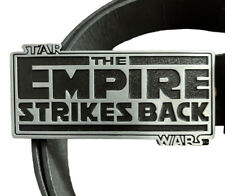 The EMPIRE STRIKES BACK logo Buckle + FREE BELT Star Wars metal jedi NEW