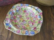 Royal Winton Grimwades Sweet Pea Cereal Dish - Vintage - Collectible - C 1930s