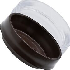 SMALL - LARGE CASTOR CUPS Brown Clear Floor Protectors Chair Sofa Furniture Leg