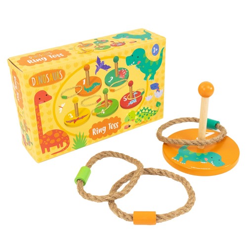 Dinosaurs wooden ring toss - dinosaurs,