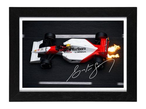 Ayrton senna signed autograph - senna,