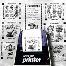 Pokemon Gameboy Printer 1998 RARE THERMAL PRINTS Choose from the list!