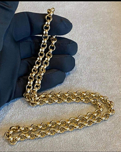Heavy 9ct gold round - heavy,
