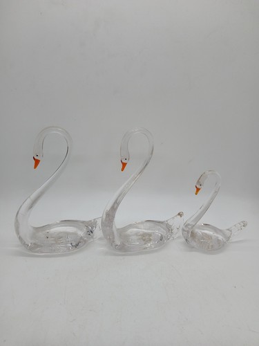 Hand blown glass figurines - glass, of