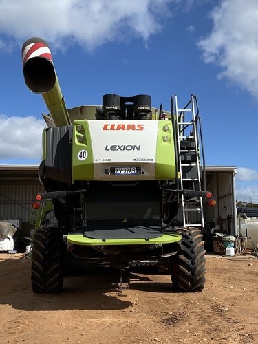 Claas lexion sticker rear - claas,