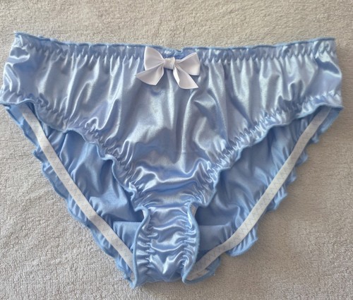 Satin ruffle frilly knickers - ruffle,