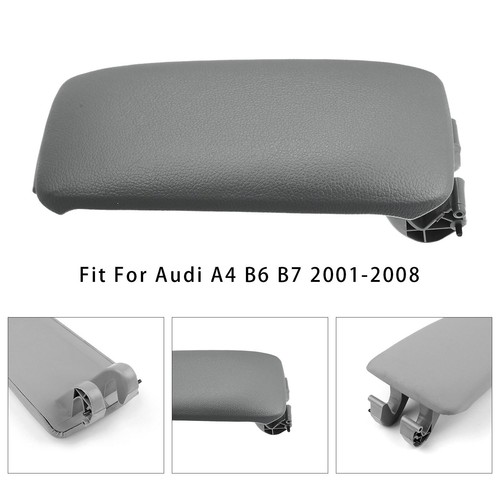 Gray leather armrest centre - gray,