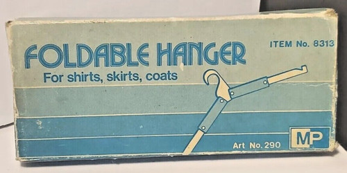 Vintage folding hanger travel - folding,