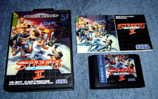 * STREETS OF RAGE II 2 * - SEGA MEGA DRIVE GAME - PAL VERSION - RARER BLUE LABEL