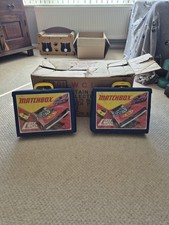 2 vintage Matchbox Cars Case