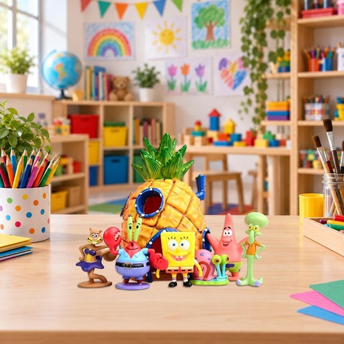 6pcs spongebob squarepant - 6pcs,