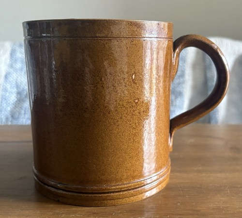 Vintage stoneware surprise mug - stoneware,
