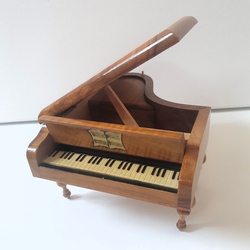Vintage wooden musical piano - wooden,