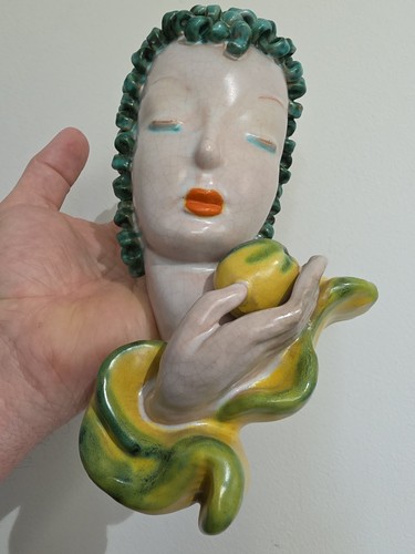 Goldscheider pottery eve - eve, wall