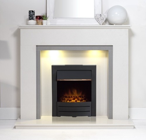White marble stone grey - marble,