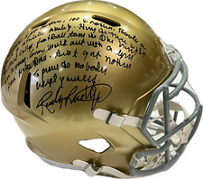 Rudy Ruettiger Signed Notre