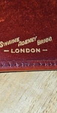 Rare Swaine Adeney Brigg Antique Wallet 1970s, deep red *superb condition*
