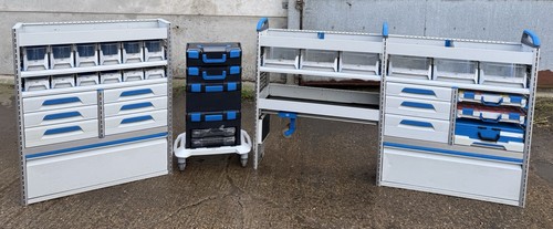 Van racking shelving - van,