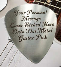 Personalised Guitar Pick Gift