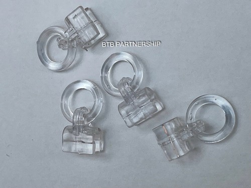 Clear clip ring - clear, roman