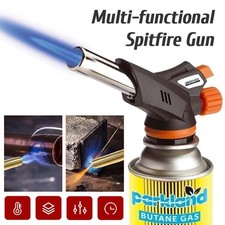 Butane Gas Blow Torch Burner Auto Ignition BBQ Flame Thrower kitchen tool