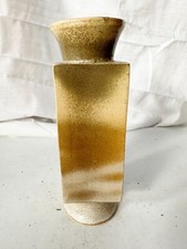 VINTAGE MODERNIST STUDIO POTTERY VASE SIGNED DONOVAN 1973 MID CENTURY STYLE