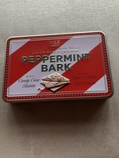 Tin of M&S Peppermint Bark 250 Gram. Dark and White Chocolate. New Sealed