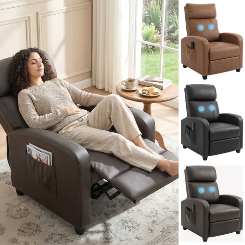 Recliner sofa chair leather - recliner,