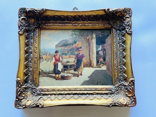Old valuable oil painting - , on
