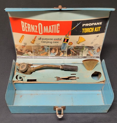 Vintage bernzomatic metal blue - bernzomatic,