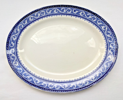 Vintage oval serving plate - vintage,