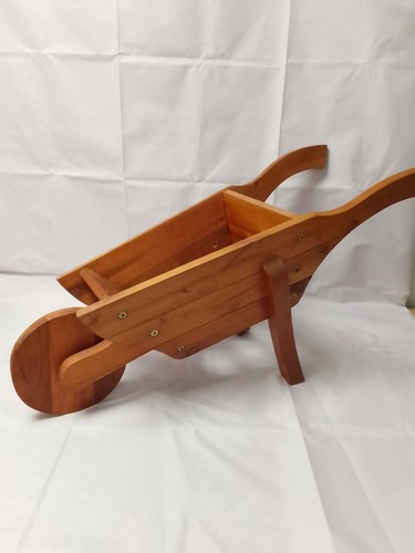 Garden wooden wheelbarrow - garden,