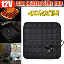 Universal Car Seat Pad Cushion Cover Heating Heater Warm Heated Cold Winter 12V~
