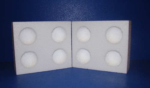 Polystyrene egg boxes - 36,